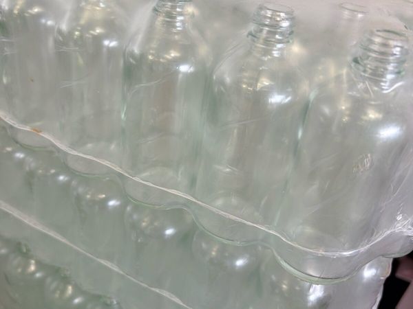 630 New 50 ml Glass Bottles with Screw Caps - Main image