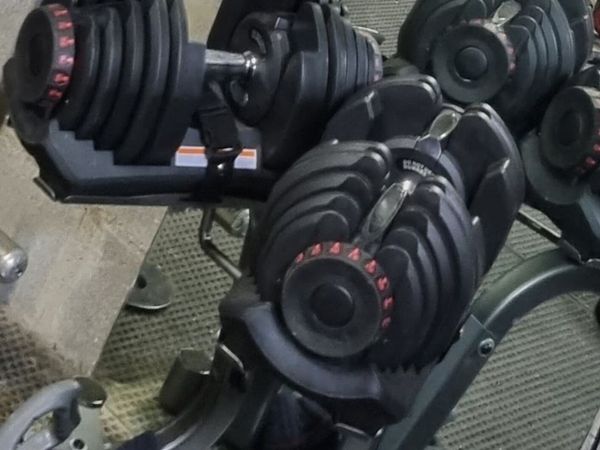 40 kg adjustable weights and stand - Main image