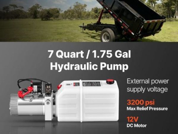 7L Hydraulic Pump, Single Acting Dump - Main image