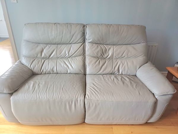 3 Seater Leather Recliner Couch & Armchair - Main image