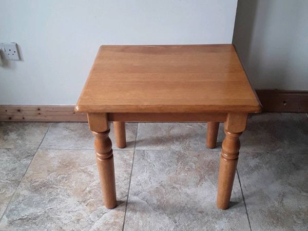 Highly polished heavy solid wooden coffee table - Main image