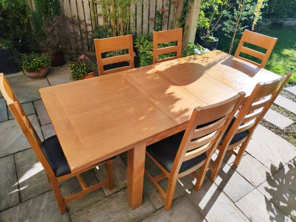 Extendable oak table - Main image