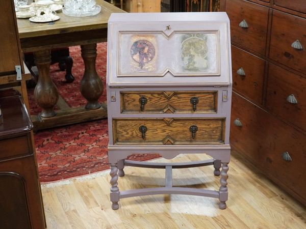 Early 20th Century Oak Bureau - Main image