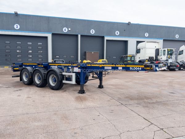 2021 DENNISON SLIDING SKELETAL TRAILER - Main image