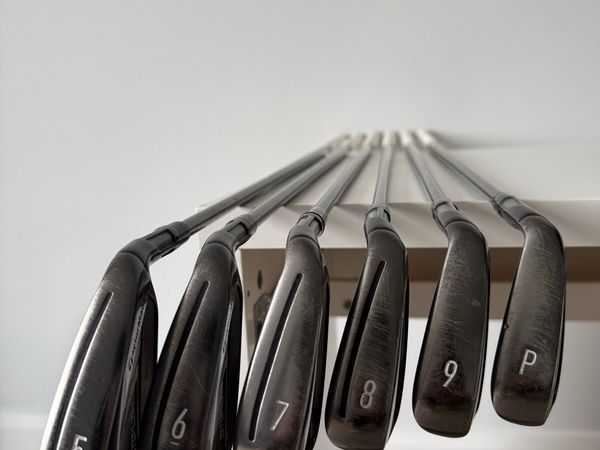Limited Edition Black Taylormade Stealth Irons - Main image
