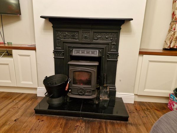 Stanley Stove, with surround and hearth - Main image