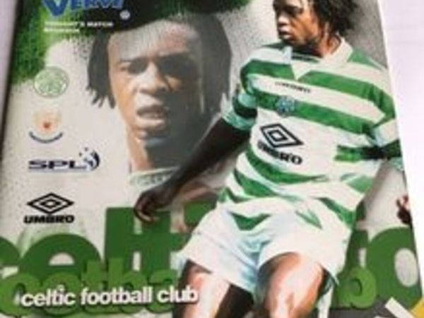 Celtic Football program V St Johnston - Main image