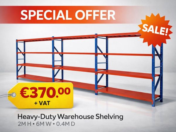 3 Bays Longspan Shelving / Racking - Main image