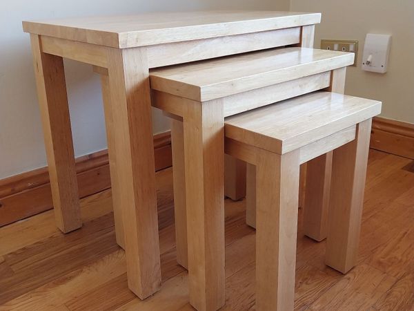 Solid Wood Nest Of Tables (3 Tables) - Main image