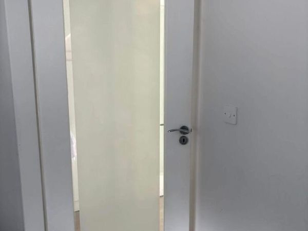 2 Solid wood Doors with frosted glass - Main image