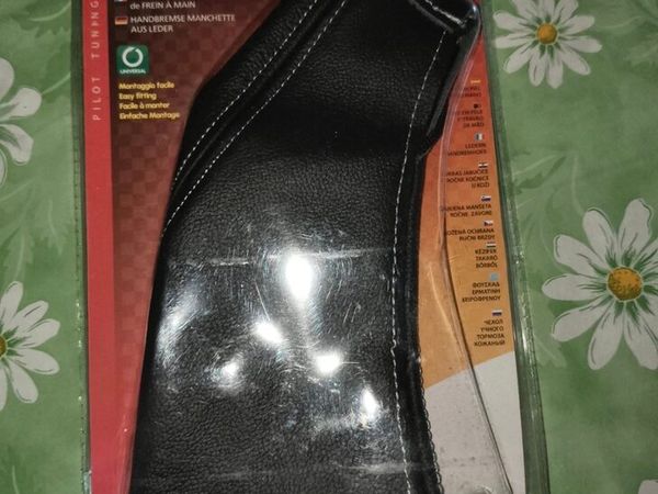 Leather central handbrake boot - for cars - Main image