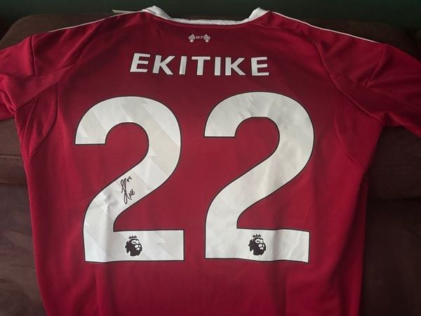 Hugo Ekitike signed Liverpool jersey - Main image