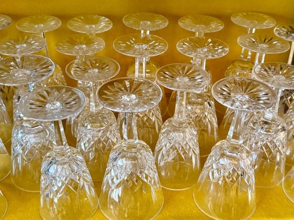 waterford crystal  Lismore wine glasses - Main image