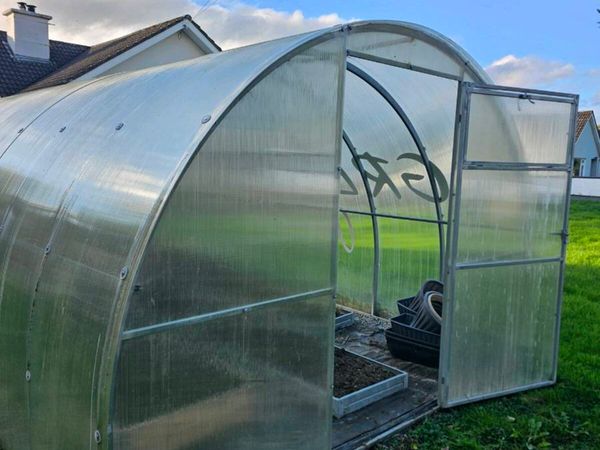 Used Polycarbonate Greenhouse 3x6m - Main image