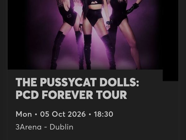 Pussycat Dolls 2 standing tickets - Main image
