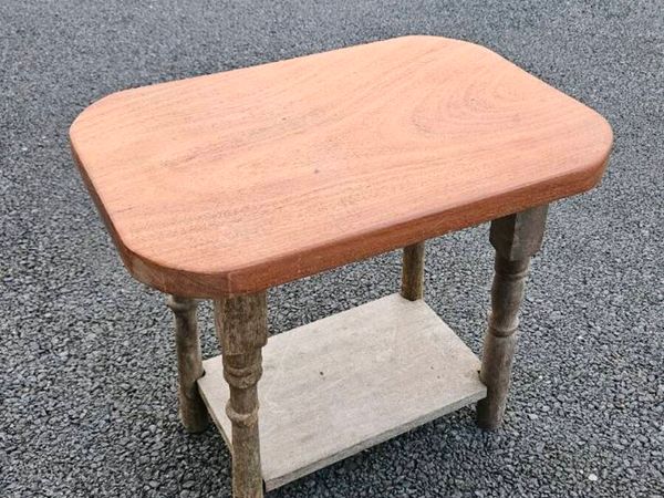 2 Rustic Solid Wood Bedside Table - Main image