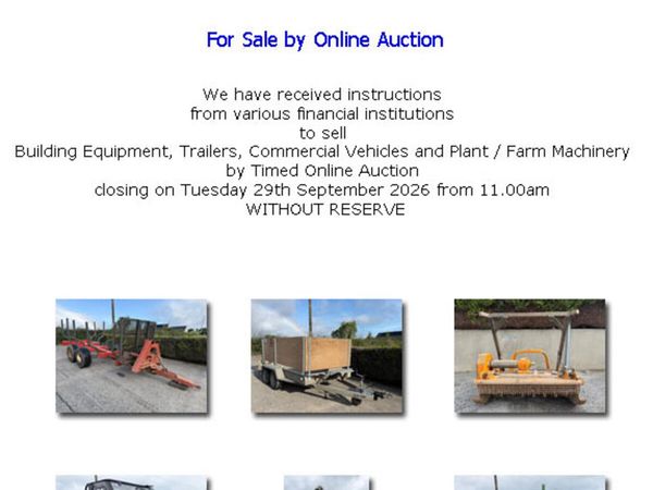Online Auction **Bidding Now Live** - Main image