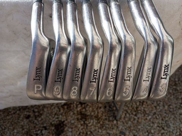 Lynx Golf irons.  Right handed clubs. - Main image