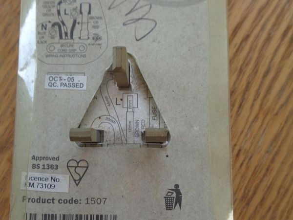 13 AMP Fused Plug Top for Sale - Main image