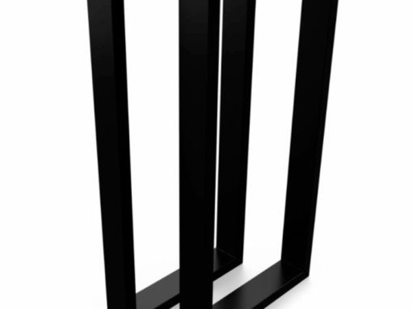 Metal Table Legs Rectangle Loft Style 50/100 cm Se - Main image