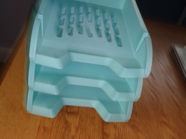 3 Tier Plastic A4 Size Letter Trays for Sale - Main image