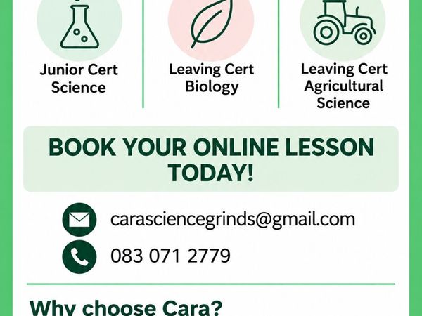 Biology and Agricultural Science Grinds - Main image