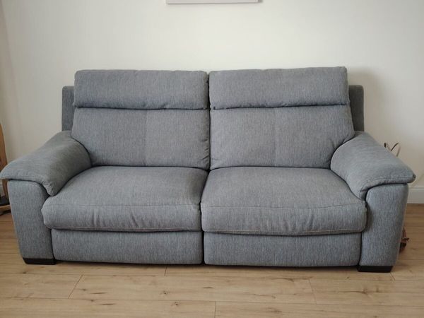 2 seater sofa chair and footstool - Main image