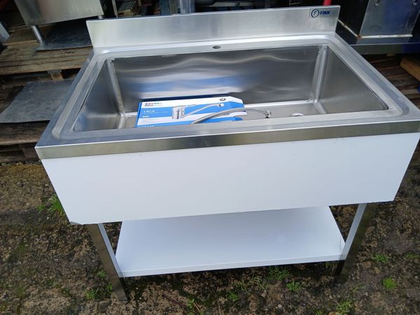 Staneless steel cabbinet sink unit complete - Main image