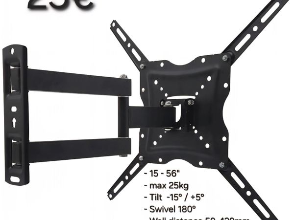 TV Wall Mount Bracket  Swivel Full Motion 17-56" - Main image