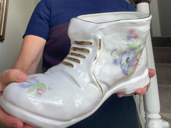 Giant Vintage Maryleigh Pottery Boot Planter - Main image