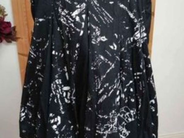 Ladies WFST Black and white cotton fully lined ski - Main image