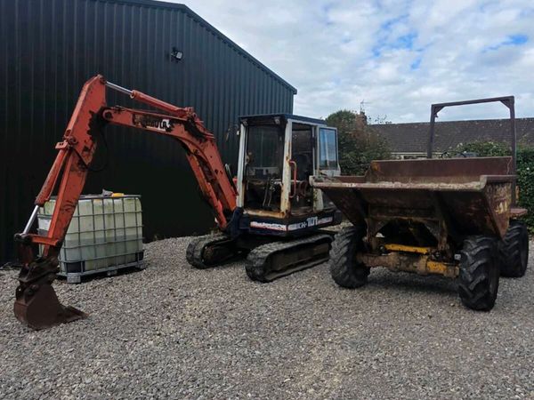 Kubota 3.5ton & 2 Bedford 3 ton dumpers - Main image
