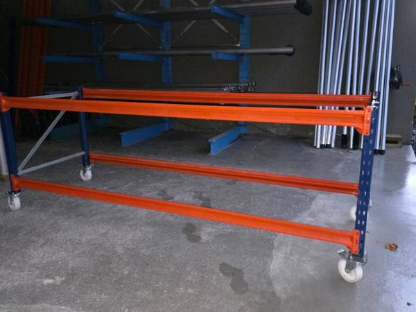 Large Workbench Like New w/ Castors - Main image