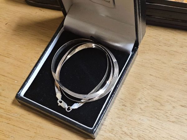 Silver Neck-Chain / Hallmarked 925 / 18 ins / 6gms - Main image