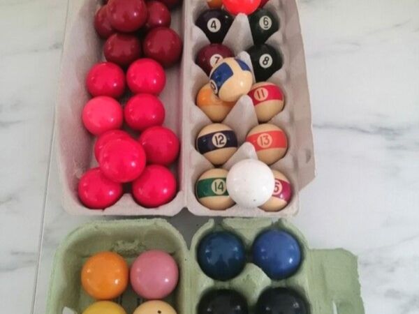 Vintage Mini Pool Balls - Main image