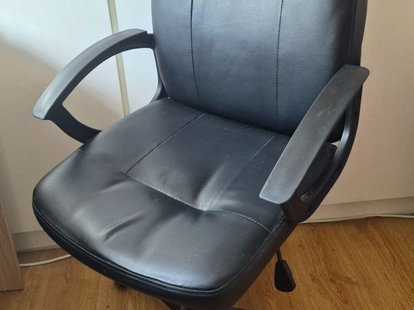 Office Chair (Adjustable Soft Leather) - Main image