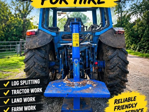 General farm work and log splitting hire - Main image