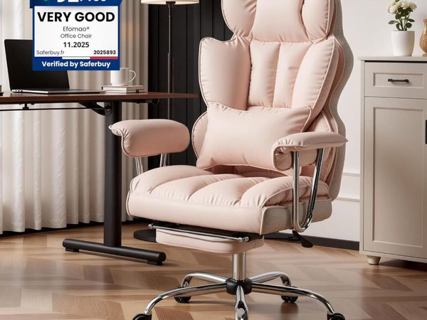 Desk Office Chair Big and Tall PU Leather - Main image
