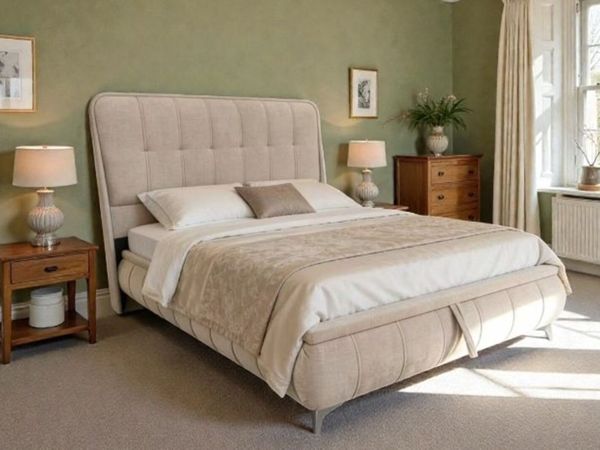 Limerick Beige Storage Bed - Main image