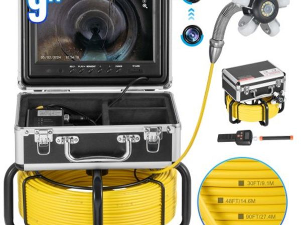 Sewer Camera with 512Hz Locator, 98 ft/30 m, Self- - Main image