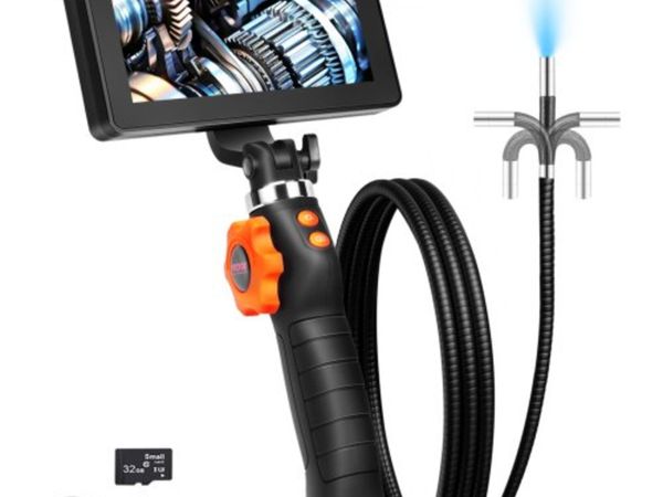 Articulating Borescope Camera with Light, Two-Way - Main image