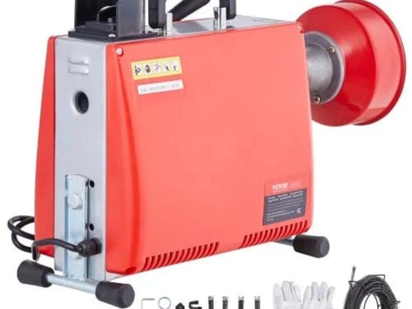 Drain Cleaner Machine 20m x 16mm 250W Sewer Snake - Main image