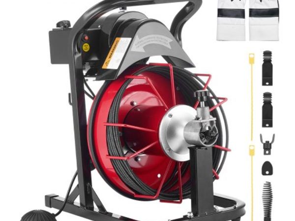 Drain Cleaner Machine 15m x 8mm, Auto Feed Sewer S - Main image