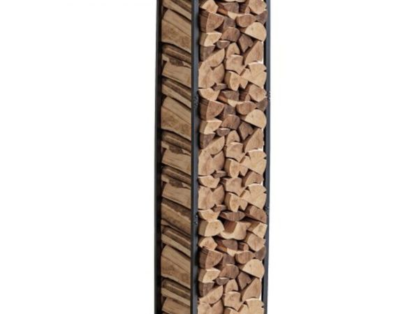 Indoor Firewood Rack, 33 × 32 × 112 cm Log Stacker - Main image