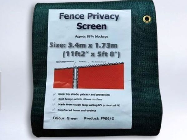 Privacy Fence Screens 1.7m x 3.4m ( 6'-11')170 gsm - Main image