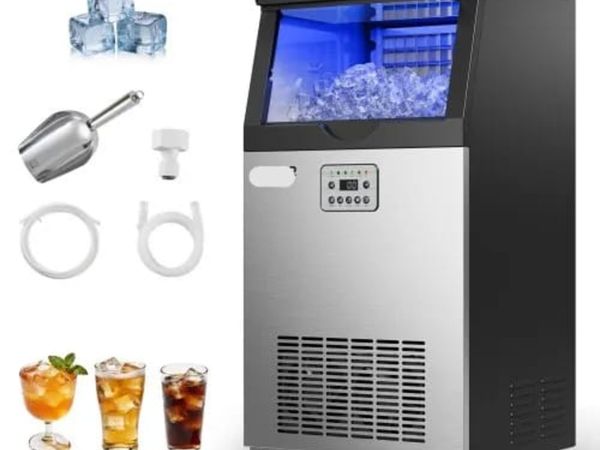 Ice Maker Machine, 45 kg/24h with 14 kg Storage Ca - Main image