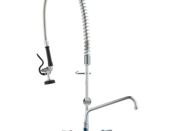 Faucet with Pre-Rinse Sprayer, 36" (91.4 cm) Heigh - Main image