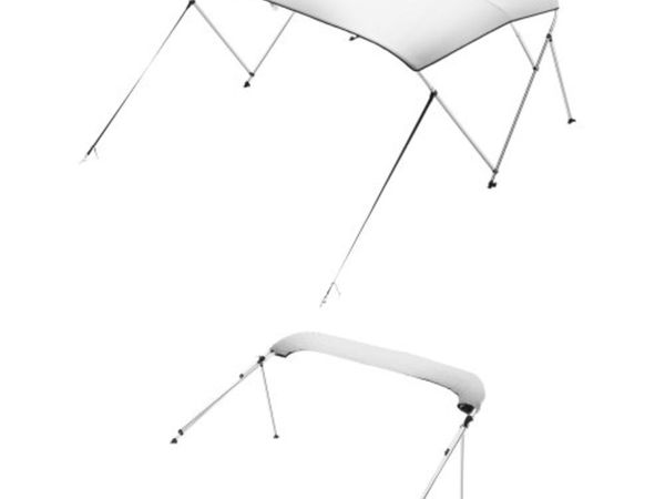 Boat Bimini Tops, 600D Polyester Canopy with Alumi - Main image