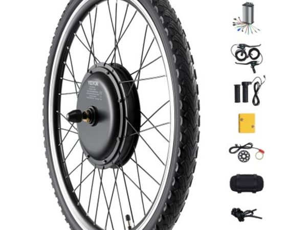 1000W Electric Bike Conversion Kit, 48V 420rpm 26" - Main image