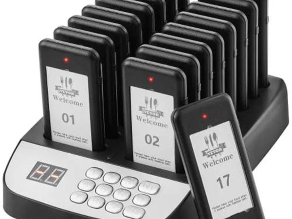 Restaurant Pager System, Wireless 500m Long Range - Main image